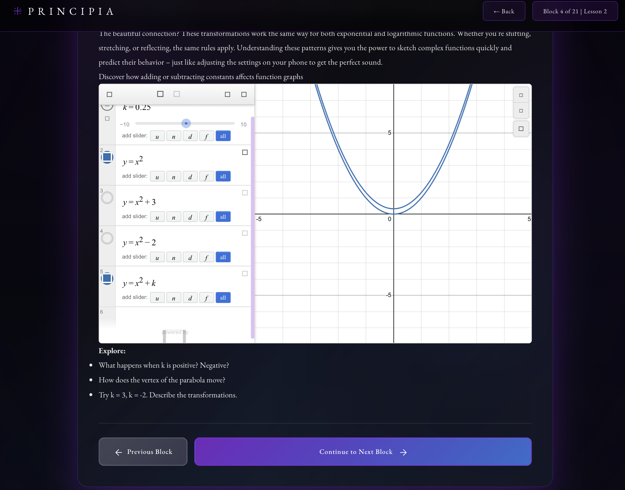 Dynamic graph interactions
